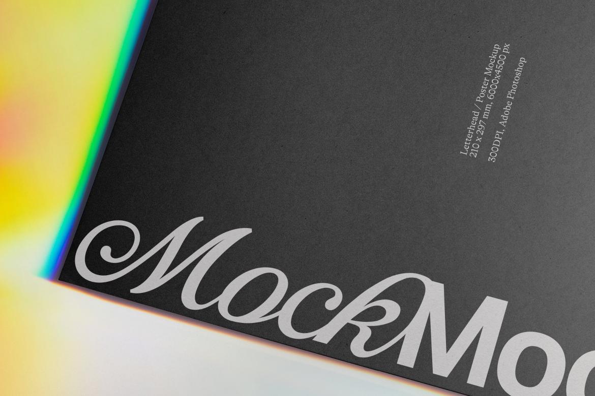 Branding Stationery Mockup Bundle 'Iridescence' - 6 Stationery Mockups