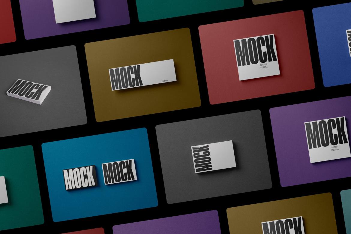 Branding Mockup Bundle 'Purp' - 6 Stationery Mockups