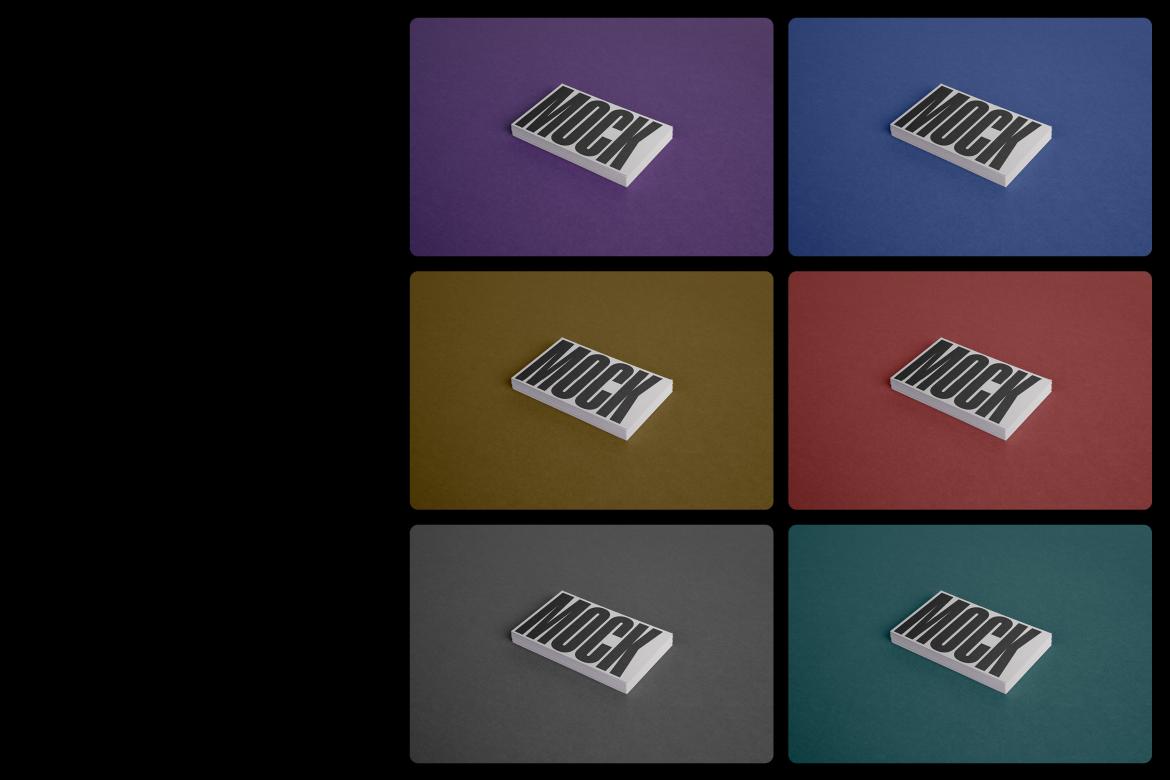 Business Cards Mockup 'Purp'