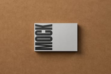 Business Cards Mockup 'Craft'