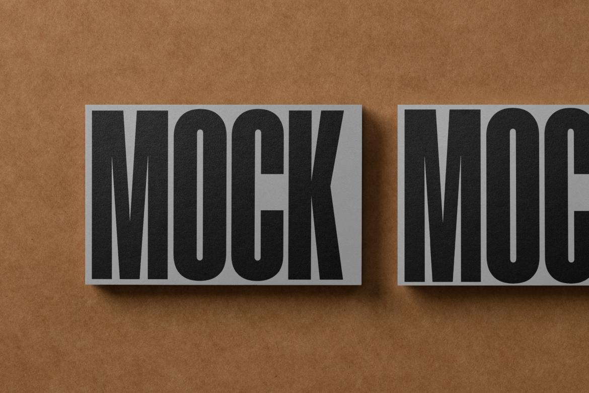 Business Cards Mockup 'Craft'