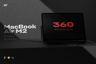 Macbook Air M2 Mockups Collection