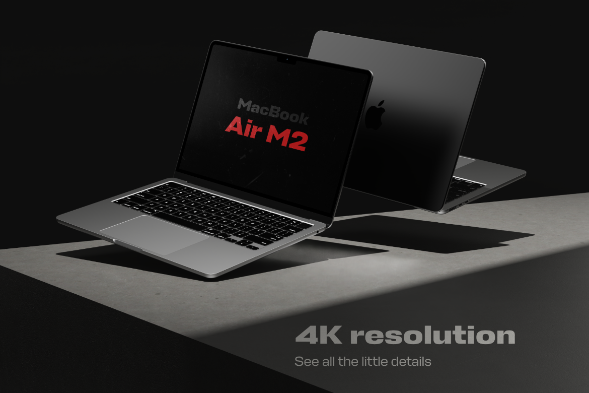 Macbook Air M2 Mockups Collection