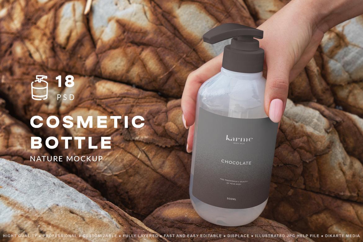 Cosmetic Bottle Mockups