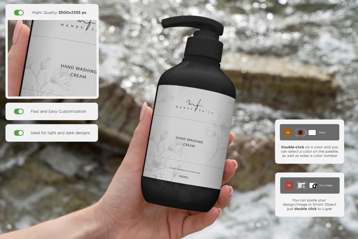 Cosmetic Bottle Mockups