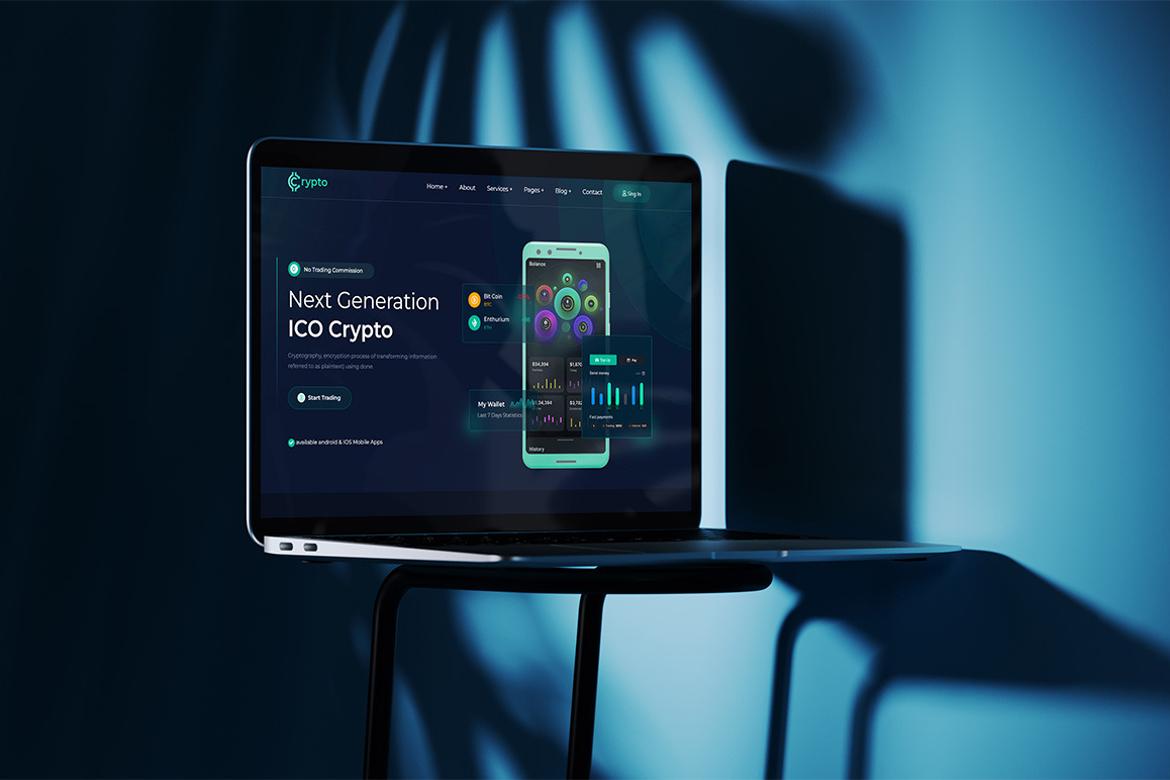 Laptop Device Branding Mockup