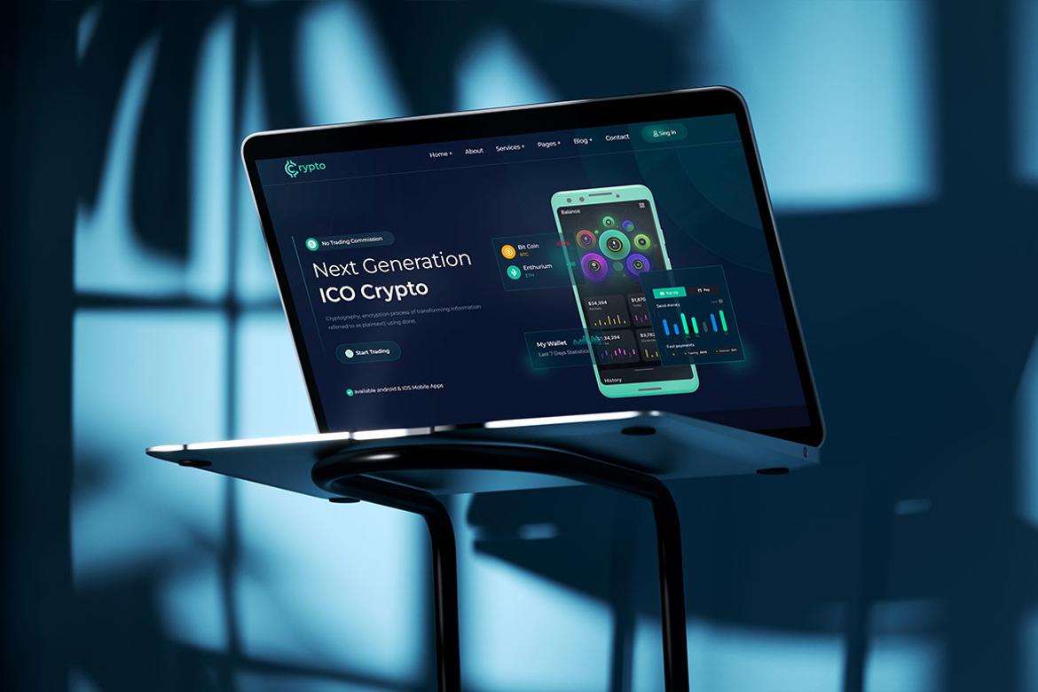 Laptop Device Branding Mockup