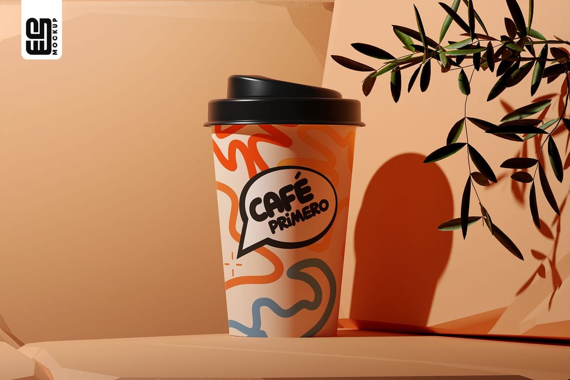 Paper Coffee Cup Mockup
