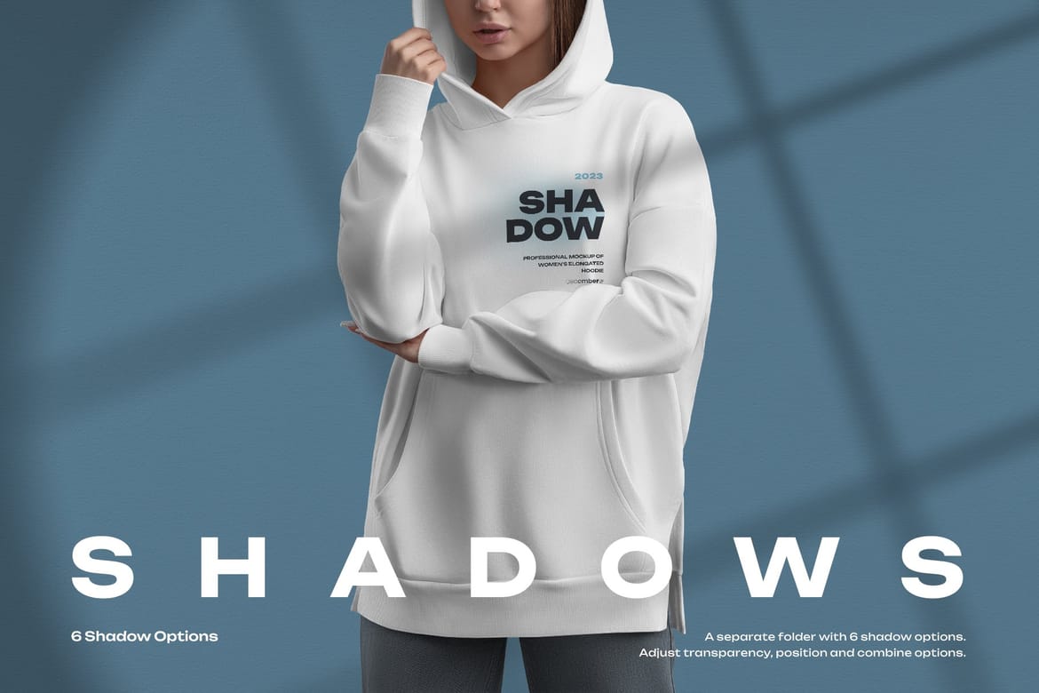 Oversize Long Hoodie Mockup Kit