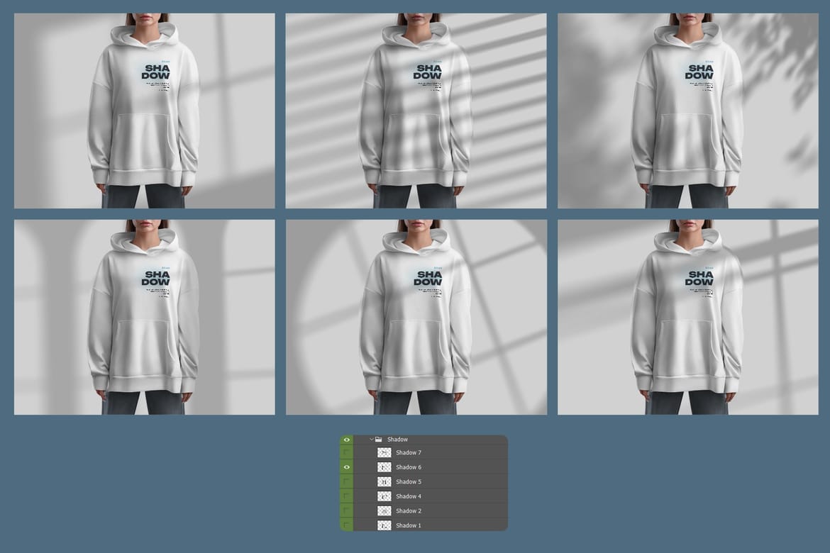 Oversize Long Hoodie Mockup Kit