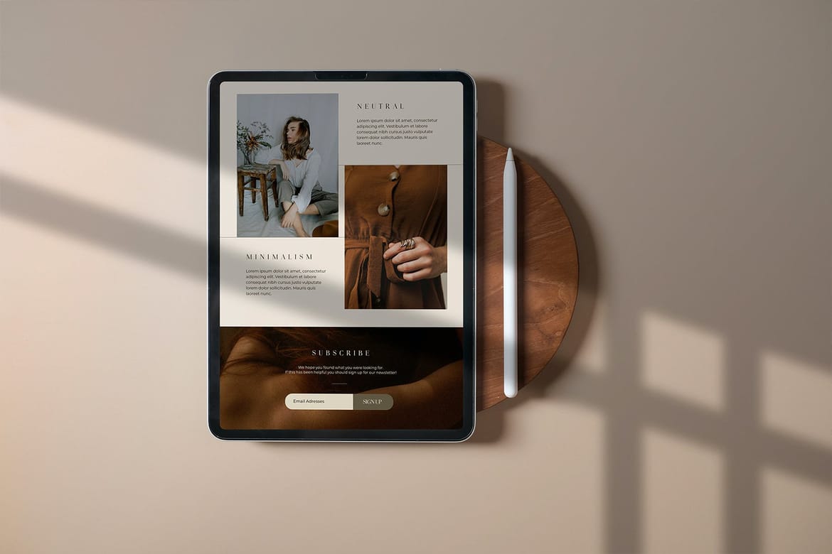 Ipad Pro Photo Mockups #03