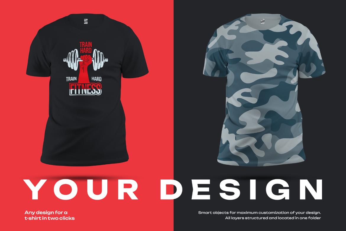 7 Mockups Man T-Shirt
