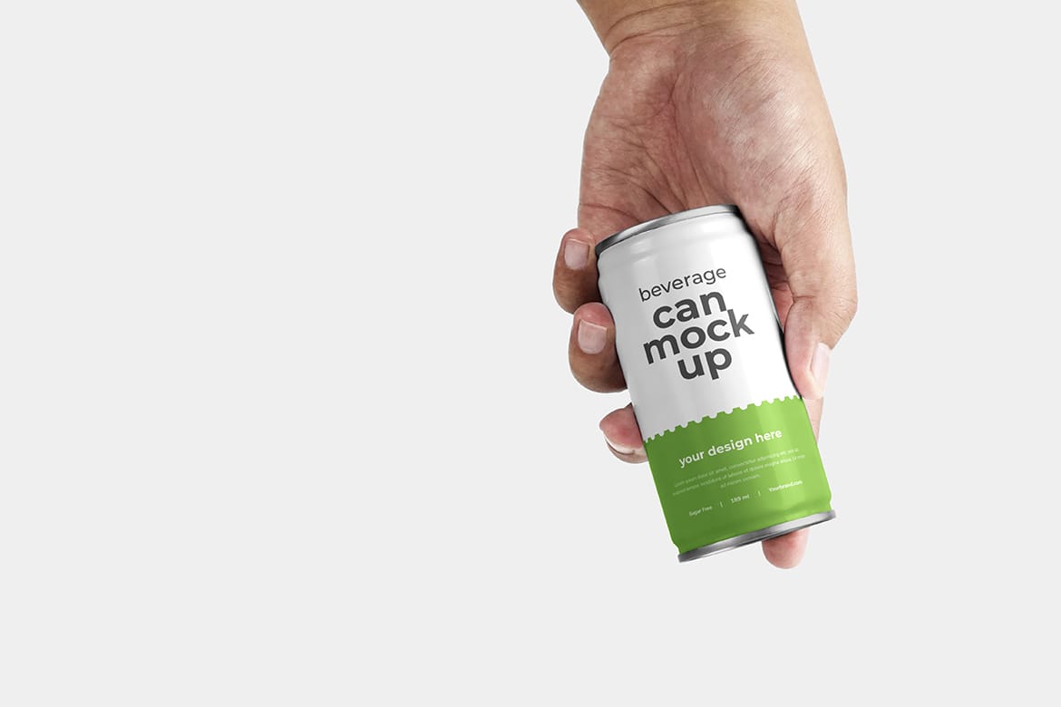 Beverage Can Mockup
