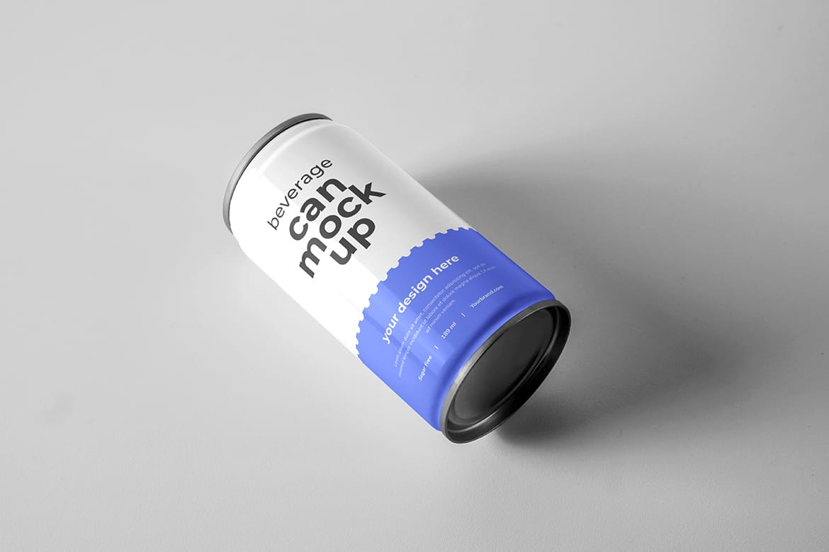 Beverage Can Mockup