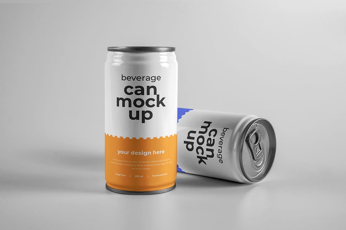 Beverage Can Mockup