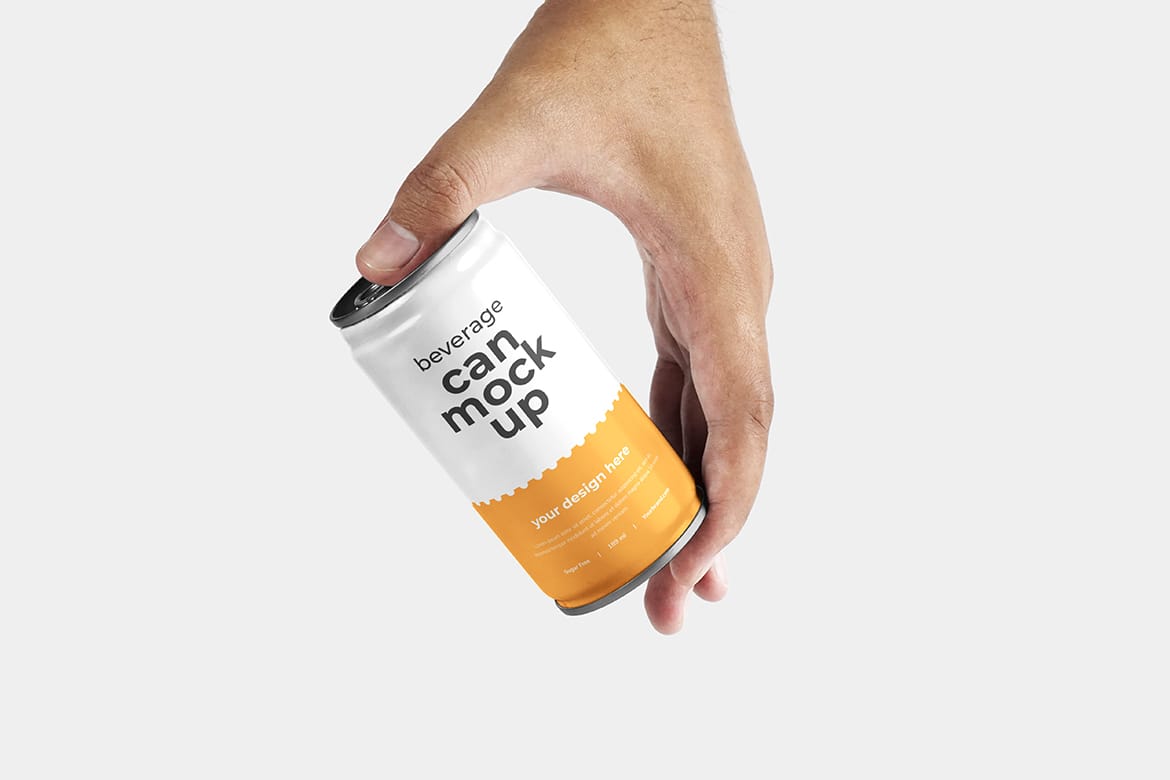 Beverage Can Mockup