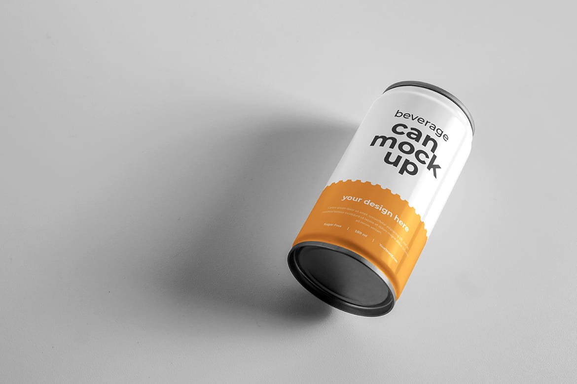 Beverage Can Mockup