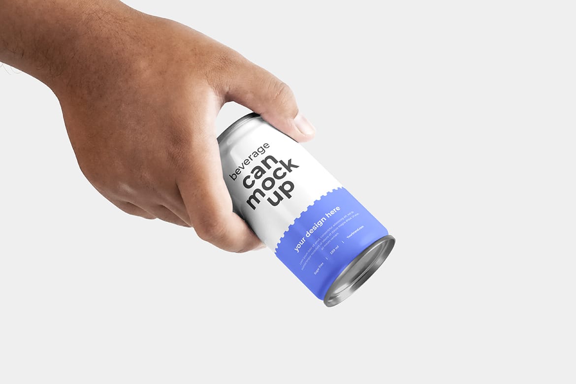 Beverage Can Mockup