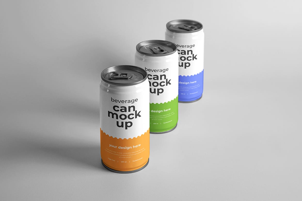 Beverage Can Mockup