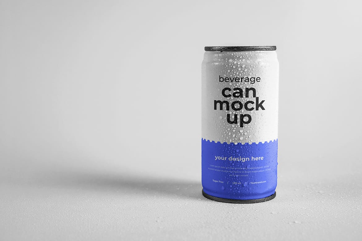 Beverage Can Mockup