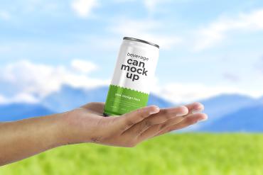 Beverage Can Mockup