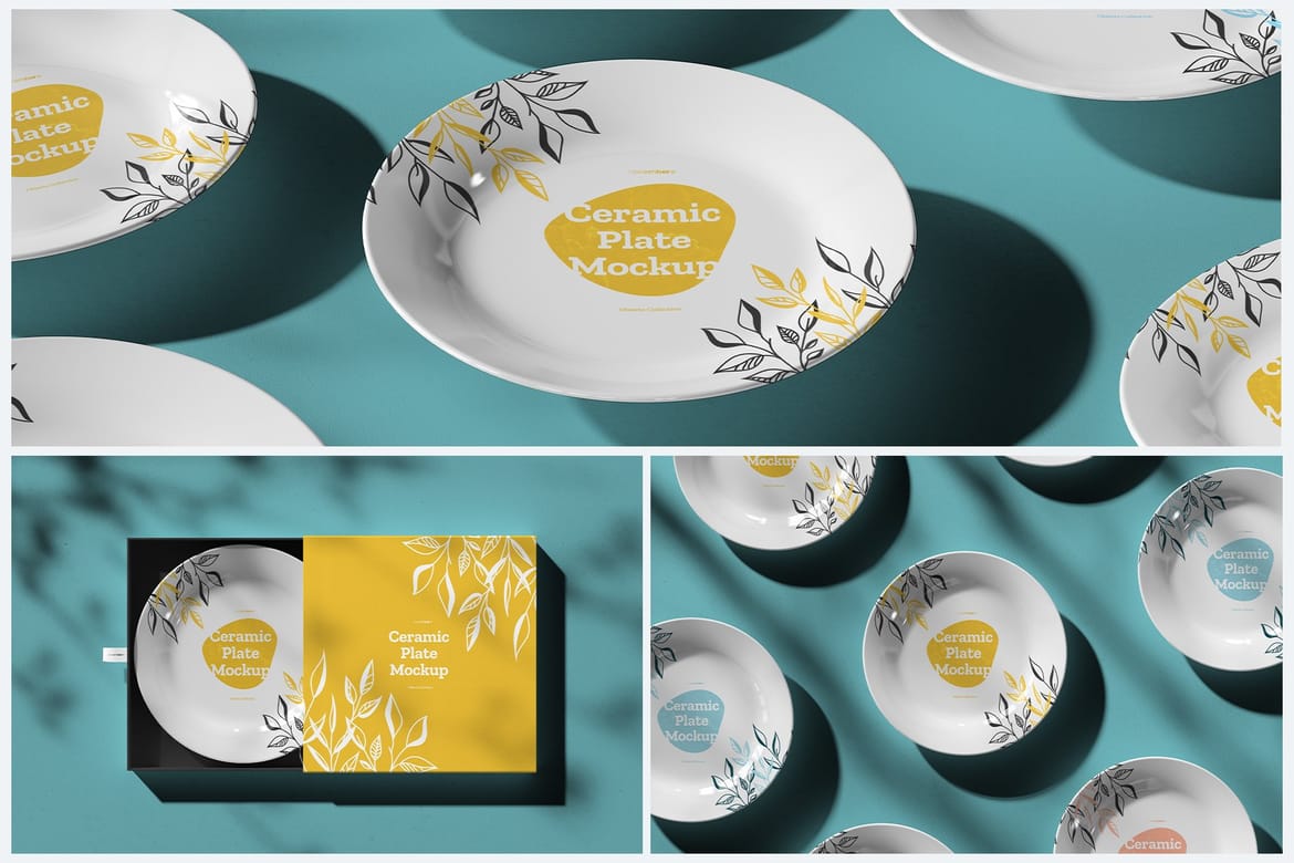Ceramic Plates Mockups