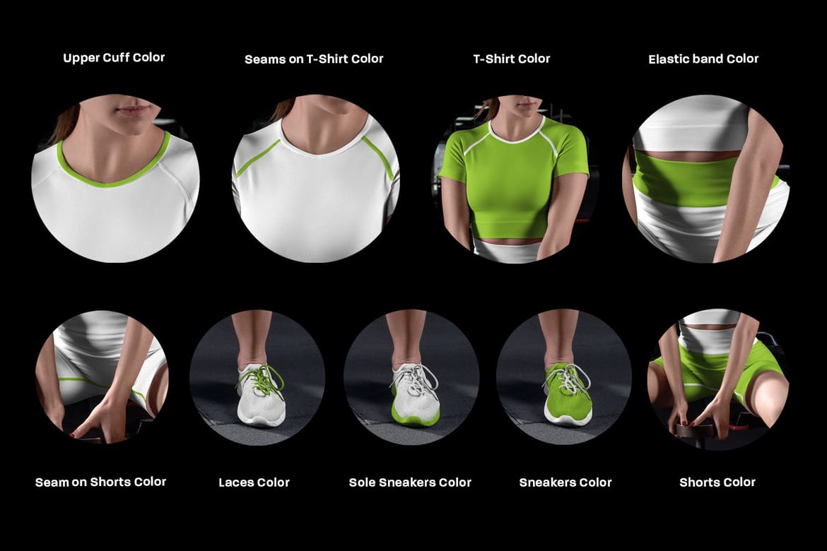 Sport Top and Shorts Mockups