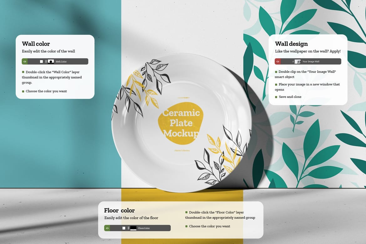 Ceramic Plates Mockups