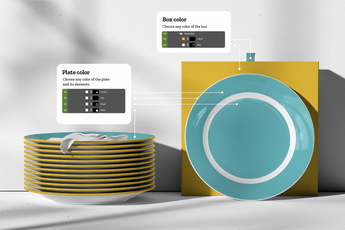 Ceramic Plates Mockups