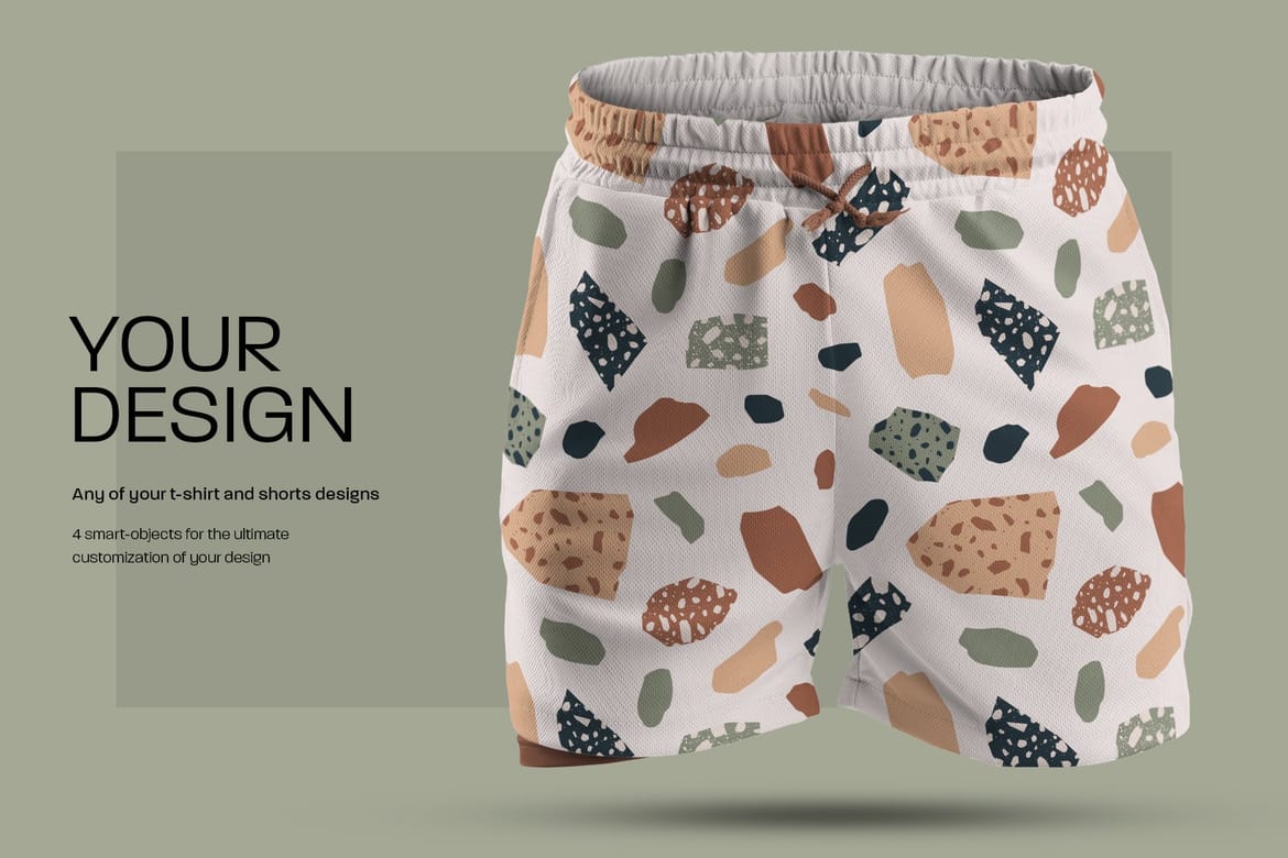 Shorts Compression Liner Mockups