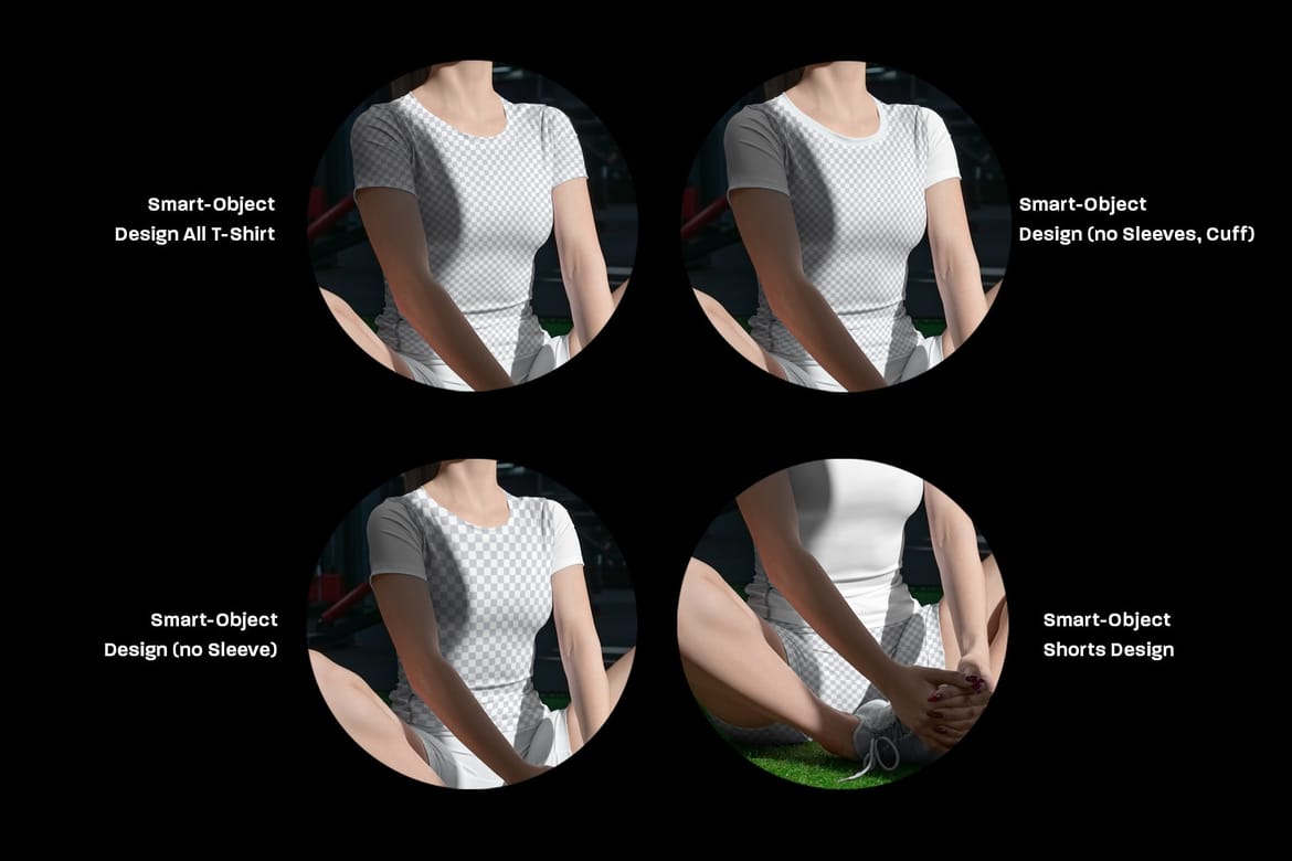 Sport T-Shirt and Shorts Mockups