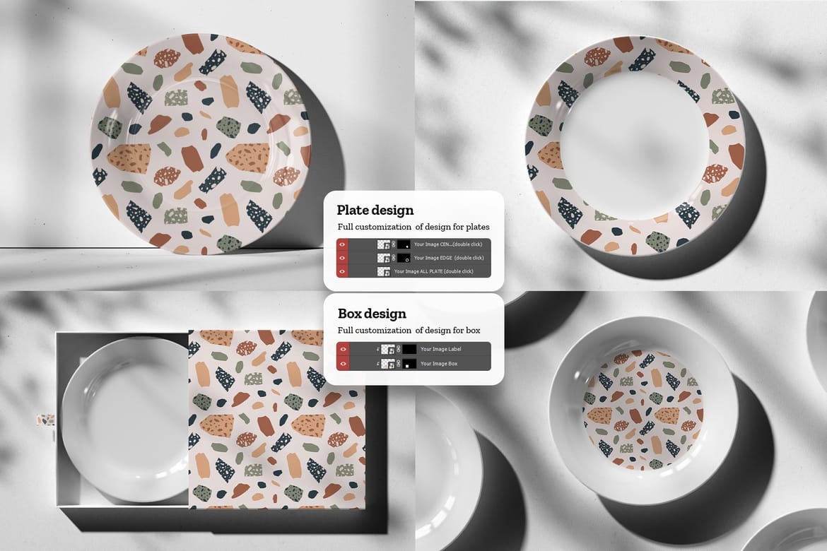 Ceramic Plates Mockups