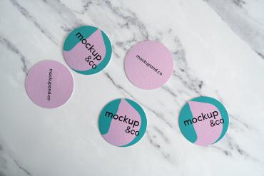 Coaster Mockup Scene 01