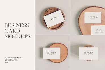 Business Card Photo Mockups Bundle