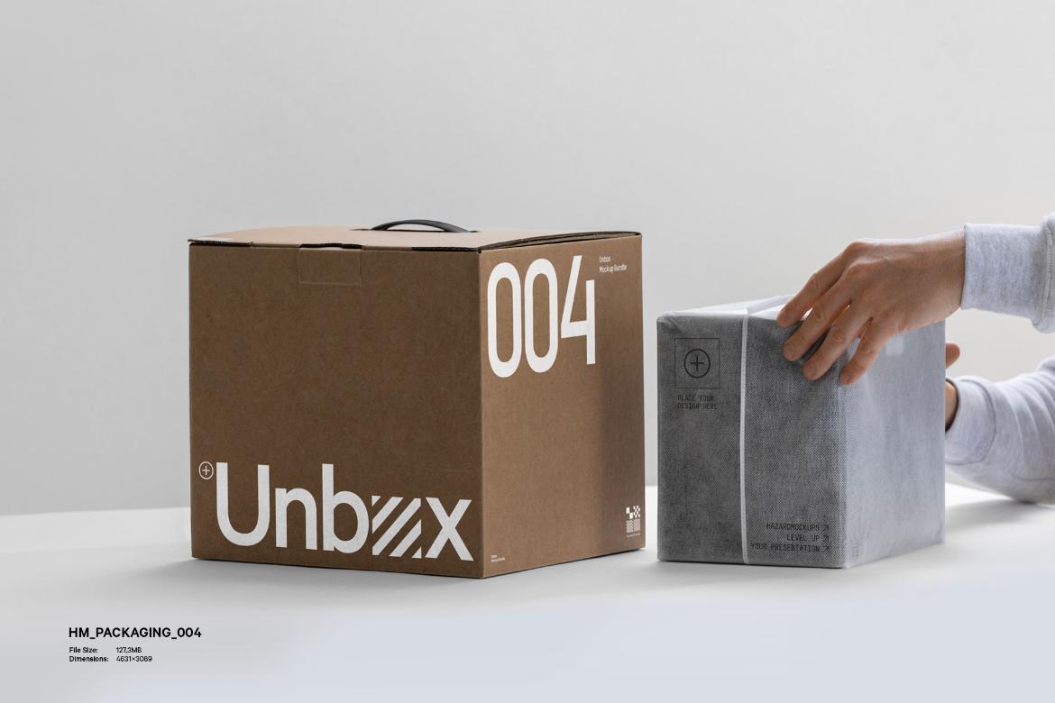 12x Unboxing Mockup Bundle