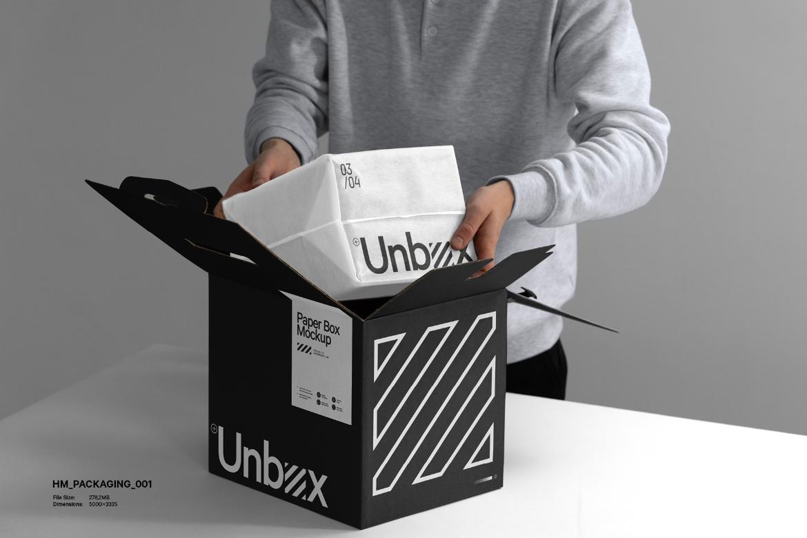 12x Unboxing Mockup Bundle