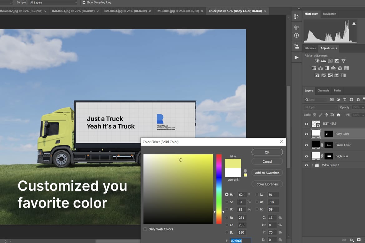 Truck Animated Mockup