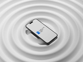Ripple iPhone 15 Pro Mockup