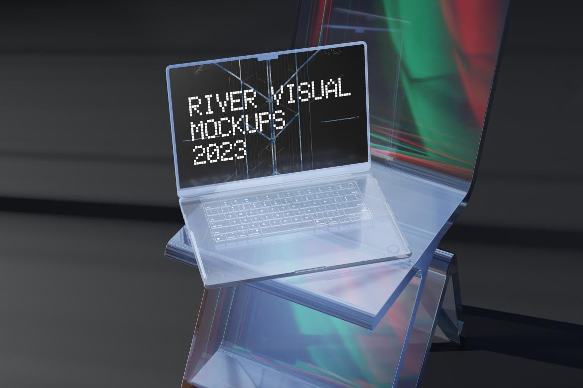 Device Mockup - Glass Like Mockup Series