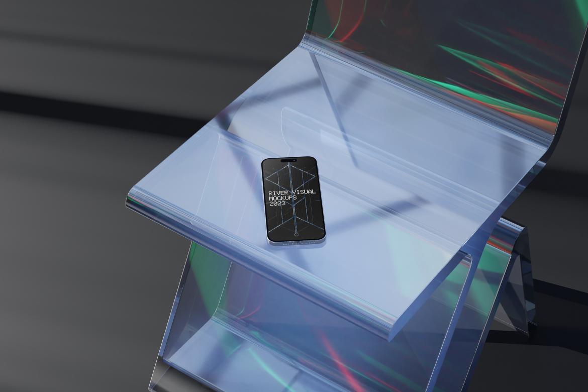 Device Mockup - Glass Like Mockup Series