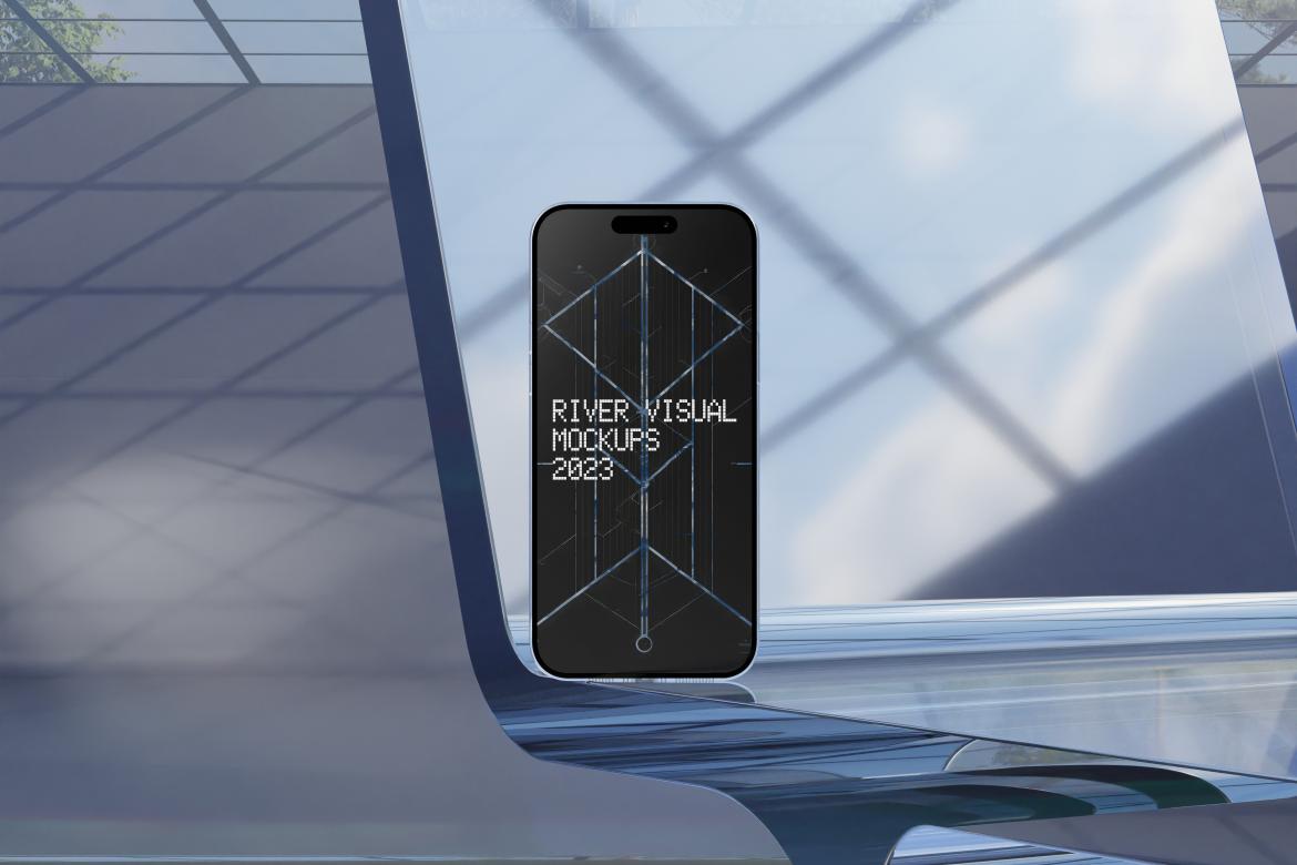 Device Mockup - Glass Like Mockup Series