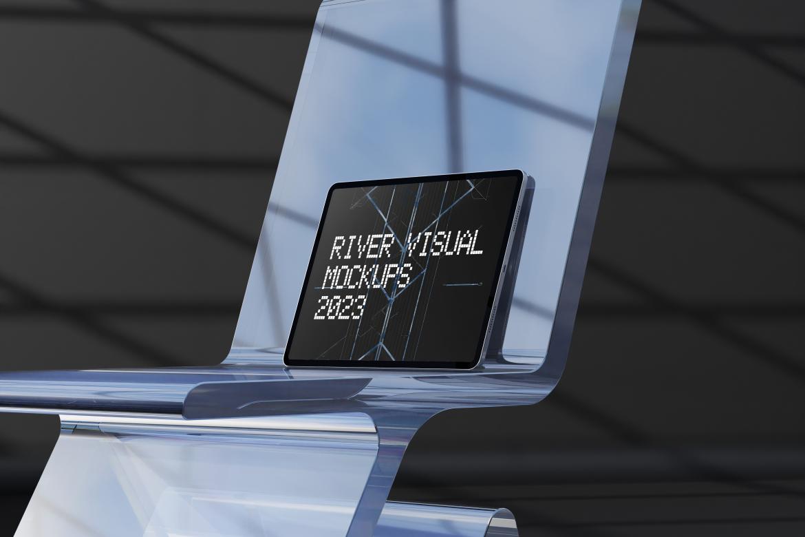 Device Mockup - Glass Like Mockup Series