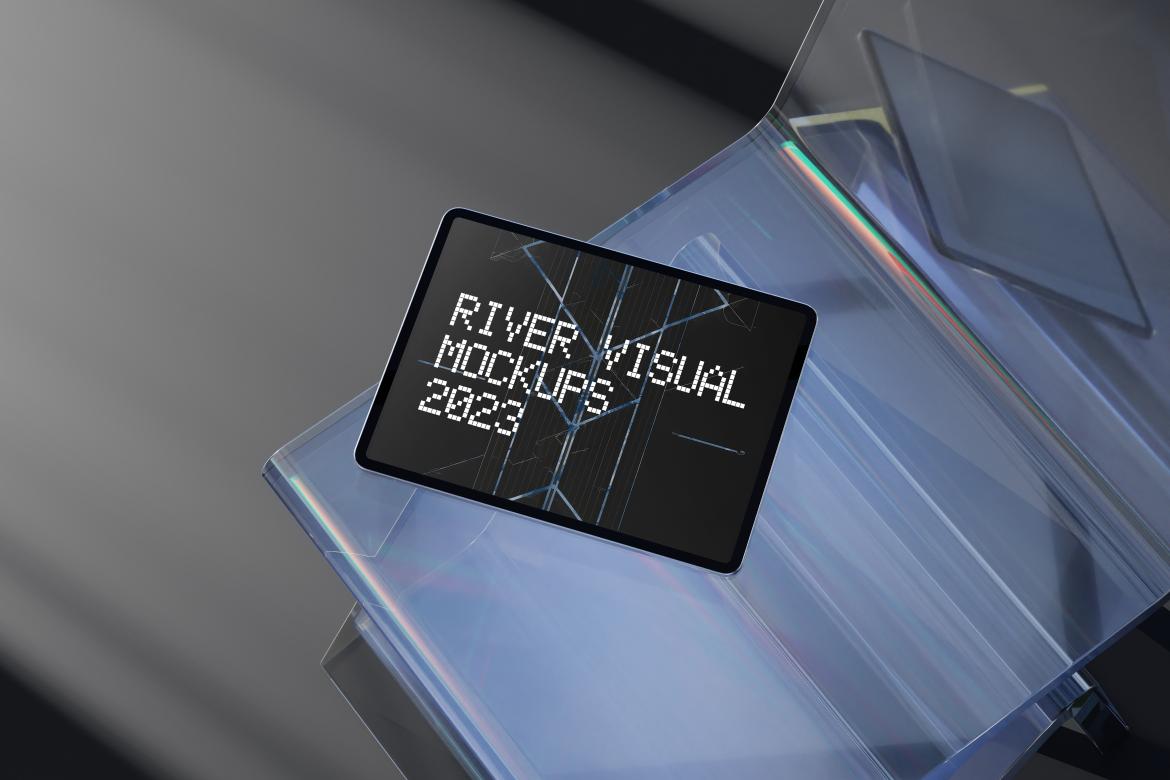 Device Mockup - Glass Like Mockup Series