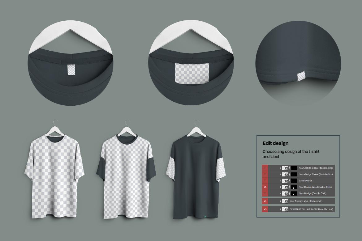 11 Mockups Oversize T-shirt