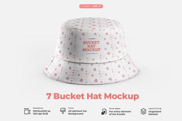 7 Bucket Hat Mockups