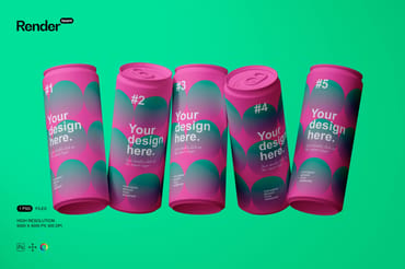 Matte Can Mockup