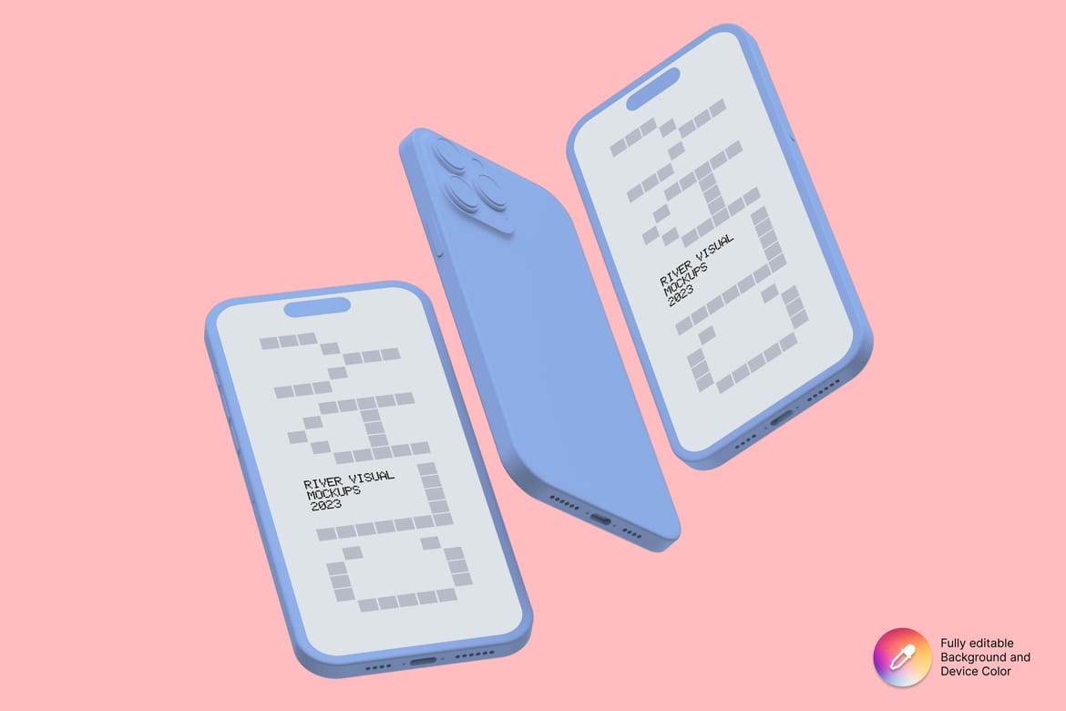 iPhone 14 Pro Clay Mockup Free