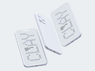iPhone 14 Pro Clay Mockup Free