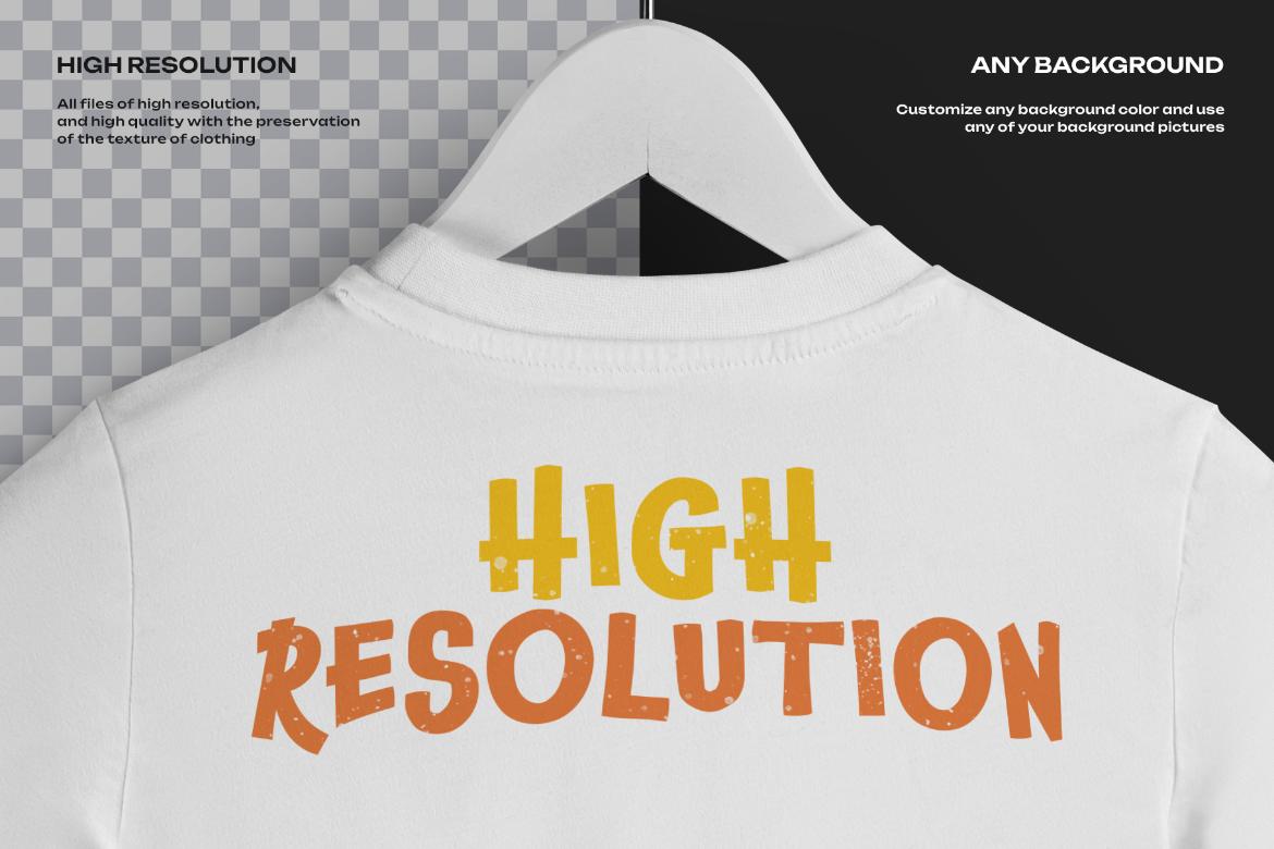 12 Mockups of a Children's T-shirt in Different Styles