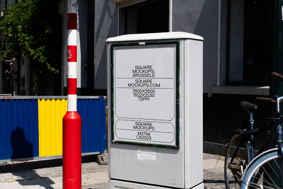 Poster Mockup Scene 0028 Brussels Series